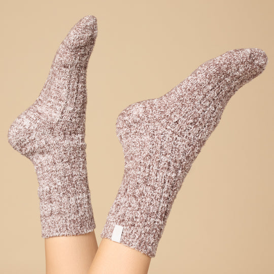 1300 - Marshmallow Crew Socks-09-Accessories-Softies-Krista Anne's Boutique, Women's Fashion and Accessories Located in Oklahoma City, OK and Black Mountain, NC