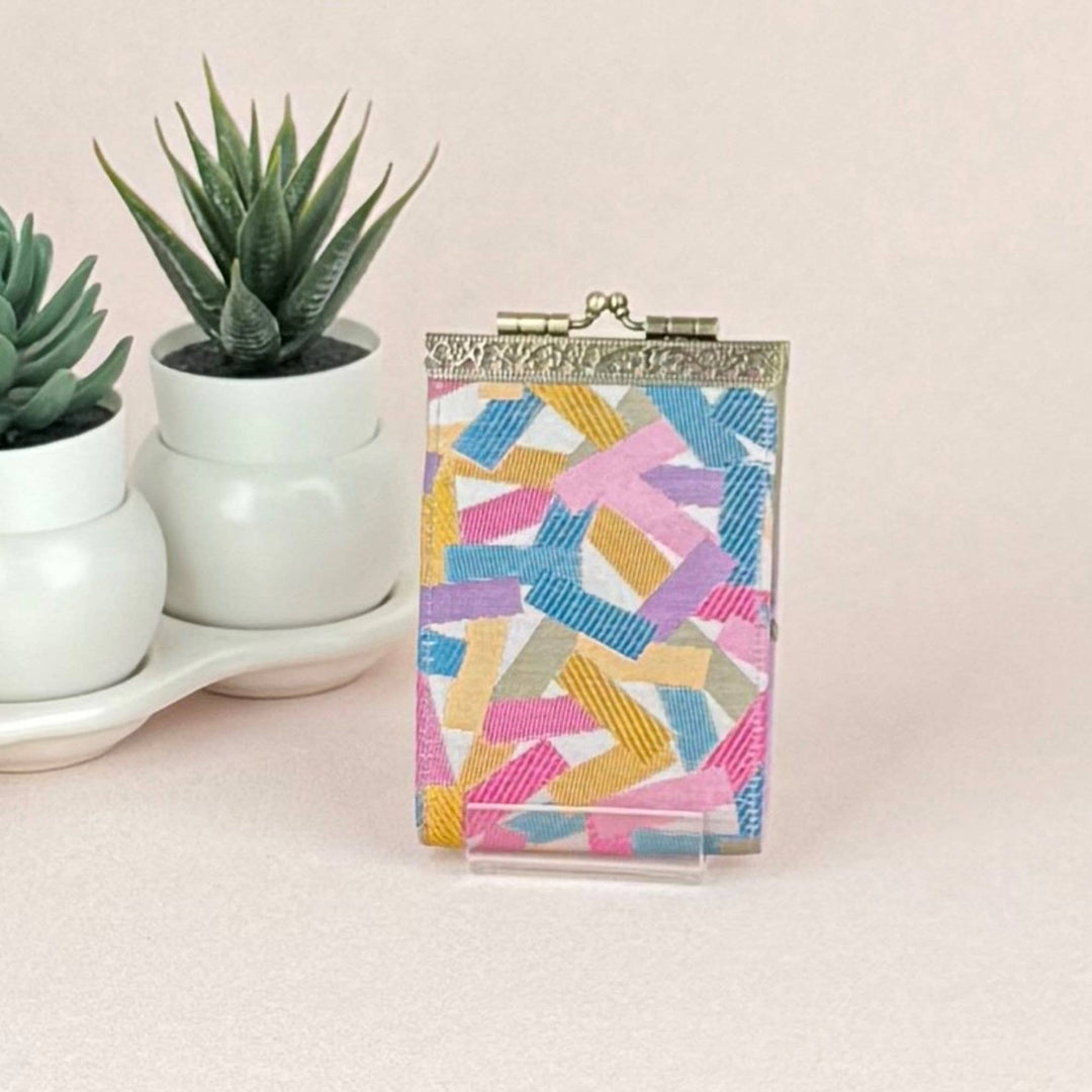 Confetti Pattern Brocade Card Holder with RFID Protection-12-Gifts-Cathayana-Krista Anne's Boutique, Women's Fashion and Accessories Located in Oklahoma City, OK and Black Mountain, NC