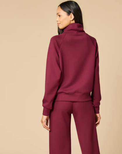 5200-8T - DreamTech Mock Neck Top-02-Tops/Blouses-Softies-Krista Anne's Boutique, Women's Fashion and Accessories Located in Oklahoma City, OK and Black Mountain, NC