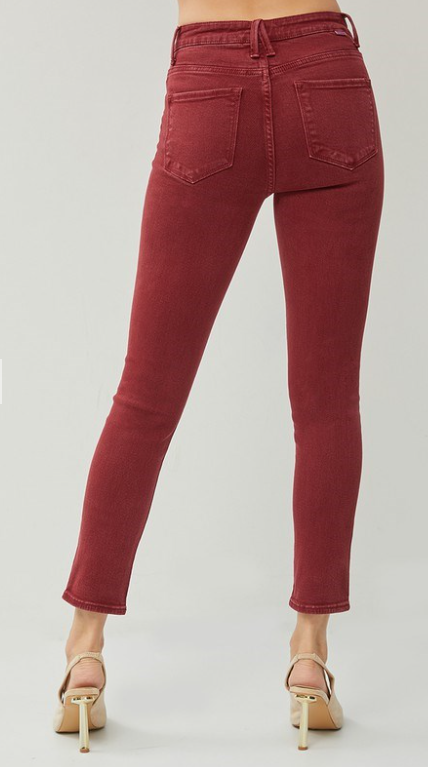 RDP5588 - Skinny Crop Jeans-04-Bottoms-Risen Jeans-Krista Anne's Boutique, Women's Fashion and Accessories Located in Oklahoma City, OK and Black Mountain, NC