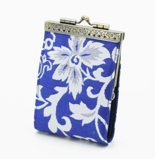 CHR-64A - Floral Brocade Card Wallet with RFID Protection-12-Gifts-Cathayana-Krista Anne's Boutique, Women's Fashion and Accessories Located in Oklahoma City, OK and Black Mountain, NC