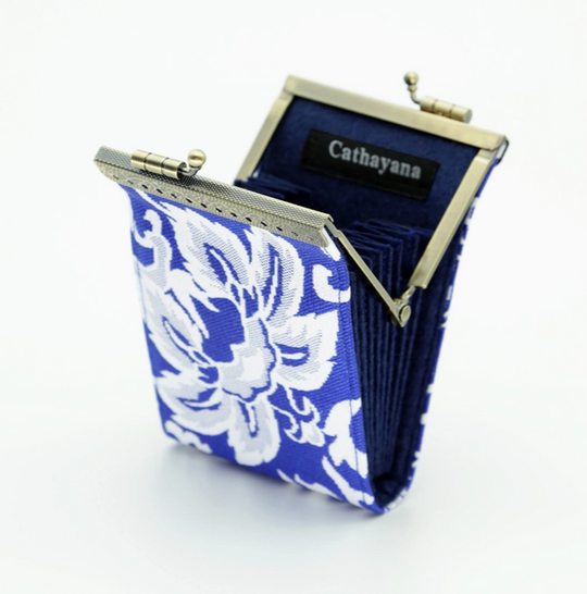 CHR-64A - Floral Brocade Card Wallet with RFID Protection-12-Gifts-Cathayana-Krista Anne's Boutique, Women's Fashion and Accessories Located in Oklahoma City, OK and Black Mountain, NC