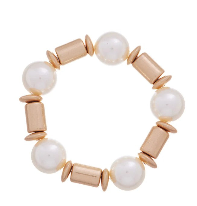 B-2094PL - Hyacinth Stretch Bracelet-10-Jewelry-What's Hot Jewelry-Krista Anne's Boutique, Women's Fashion and Accessories Located in Oklahoma City, OK and Black Mountain, NC