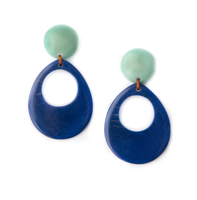 1E2006 - Mimi Earring-10-Jewelry-Tagua Jewelry-Krista Anne's Boutique, Women's Fashion and Accessories Located in Oklahoma City, OK and Black Mountain, NC