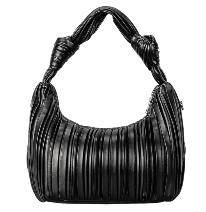 HMJ006 - Pleated Vegan Leather Handbag-9-Accessories-A Touch of Style-Krista Anne's Boutique, Women's Fashion and Accessories Located in Oklahoma City, OK