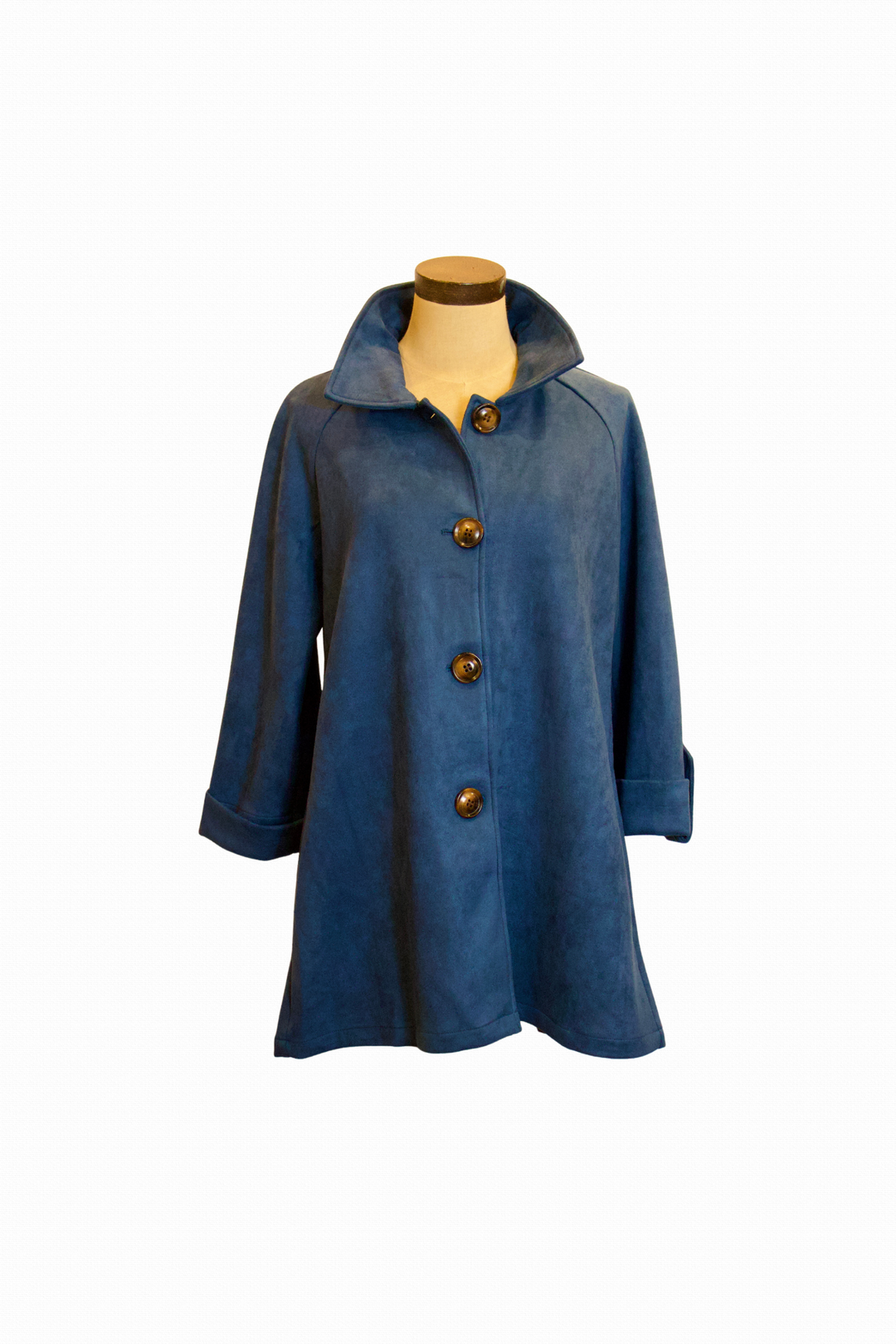 761017 - Suede Swing Jacket-01-Jackets/Blazers-Boho Chic-Krista Anne's Boutique, Women's Fashion and Accessories Located in Oklahoma City, OK and Black Mountain, NC