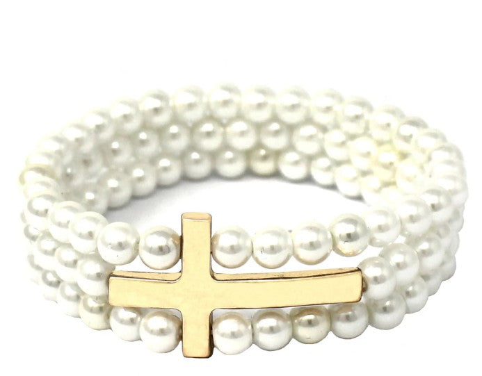 B-1199PL - Gloriana Stretch Bracelet-10-Jewelry-What's Hot Jewelry-Krista Anne's Boutique, Women's Fashion and Accessories Located in Oklahoma City, OK and Black Mountain, NC