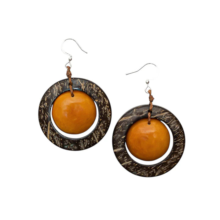 1E1841-MS - Volcan Earrings-10-Jewelry-Tagua Jewelry-Krista Anne's Boutique, Women's Fashion and Accessories Located in Oklahoma City, OK and Black Mountain, NC