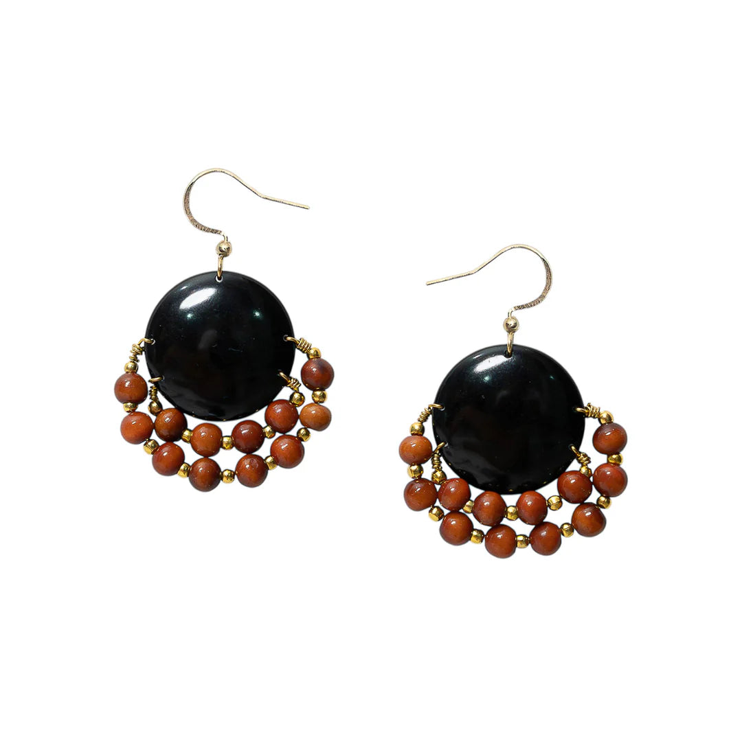 1E2115 - Cassidy Earrings-10-Jewelry-Tagua Jewelry-Krista Anne's Boutique, Women's Fashion and Accessories Located in Oklahoma City, OK and Black Mountain, NC
