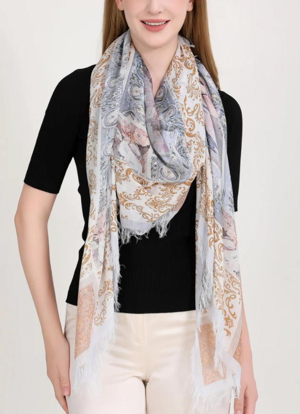 Loves Pure Light Scarf-08-Scarves/Wrapes-Love's Pure Light-Krista Anne's Boutique, Women's Fashion and Accessories Located in Oklahoma City, OK and Black Mountain, NC