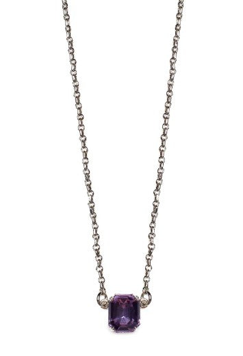 N-5021/2-371-RO - Emerald Cut Pendant-10-Jewelry-Mariana-Krista Anne's Boutique, Women's Fashion and Accessories Located in Oklahoma City, OK and Black Mountain, NC