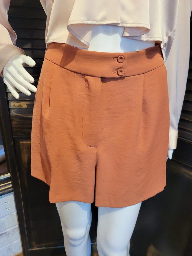 73877 - Tailored Shorts-04-Bottoms-Aslan Rose-Krista Anne's Boutique, Women's Fashion and Accessories Located in Oklahoma City, OK and Black Mountain, NC