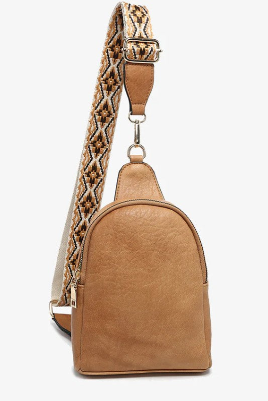 M2436 - Ellen Vegan Guitar Strap Sling Bag-12-Gifts-Jen & Co-Krista Anne's Boutique, Women's Fashion and Accessories Located in Oklahoma City, OK and Black Mountain, NC