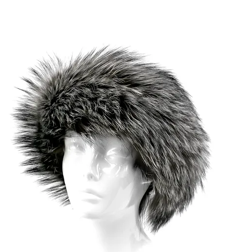 HB100F - Fox Fur Headband/Collar-09-Accessories-Mitchie's Matchings-Krista Anne's Boutique, Women's Fashion and Accessories Located in Oklahoma City, OK and Black Mountain, NC