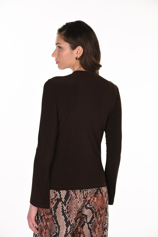 263044 - Long Sleeve Top-02-Tops/Blouses-Frank Lyman-Krista Anne's Boutique, Women's Fashion and Accessories Located in Oklahoma City, OK and Black Mountain, NC