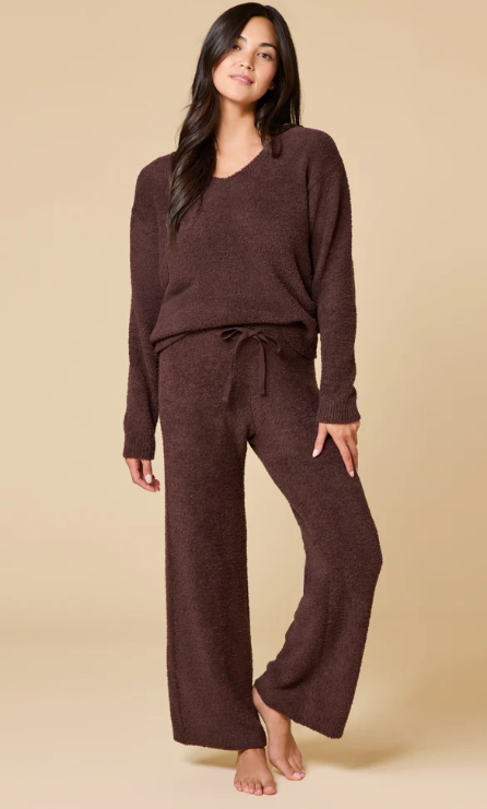 6800-2P - Marshmallow Straight Leg Pant-04-Bottoms-Softies-Krista Anne's Boutique, Women's Fashion and Accessories Located in Oklahoma City, OK and Black Mountain, NC