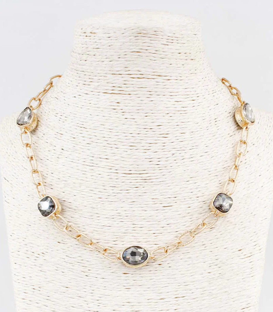 N-2866 - Emma Necklace-10-Jewelry-What's Hot Jewelry-Krista Anne's Boutique, Women's Fashion and Accessories Located in Oklahoma City, OK and Black Mountain, NC