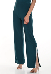 249016 - Crystal Lined Side Split Pant-04-Bottoms-Frank Lyman-Krista Anne's Boutique, Women's Fashion and Accessories Located in Oklahoma City, OK and Black Mountain, NC