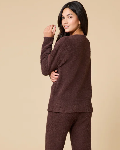 6800-2T - Marshmallow V-Neck Top-02-Tops/Blouses-Softies-Krista Anne's Boutique, Women's Fashion and Accessories Located in Oklahoma City, OK and Black Mountain, NC