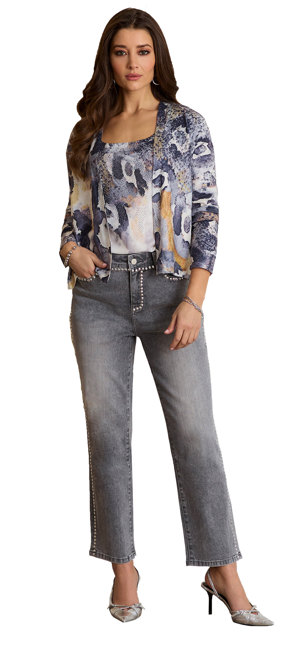 252282 - Brad Trimmed Jeans-04-Bottoms-Orly-Krista Anne's Boutique, Women's Fashion and Accessories Located in Oklahoma City, OK and Black Mountain, NC