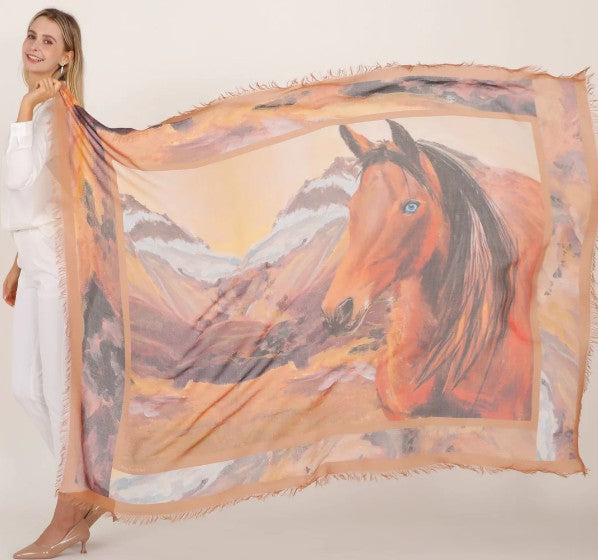D-1001 - "Honey From the Rock" Silk Blend Scarf-08-Scarves/Wraps-Love's Pure Light-Krista Anne's Boutique, Women's Fashion and Accessories Located in Oklahoma City, OK and Black Mountain, NC
