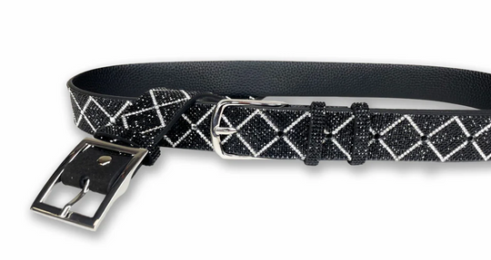 JKBT103 - Little Black Dress Bejeweled Belt-09-Accessories-Jacqueline Kent-Krista Anne's Boutique, Women's Fashion and Accessories Located in Oklahoma City, OK and Black Mountain, NC