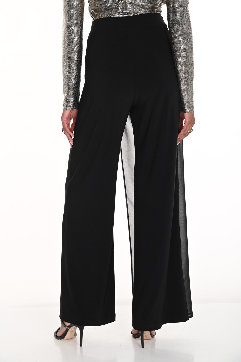 259009 - Chain Detail Wide-Leg Pant-04-Bottoms-Frank Lyman-Krista Anne's Boutique, Women's Fashion and Accessories Located in Oklahoma City, OK and Black Mountain, NC