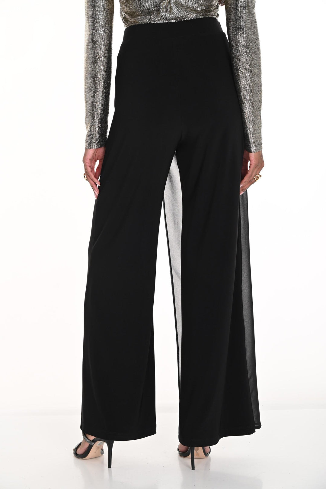 259009 - Chain Detail Wide-Leg Pant-04-Bottoms-Frank Lyman-Krista Anne's Boutique, Women's Fashion and Accessories Located in Oklahoma City, OK and Black Mountain, NC