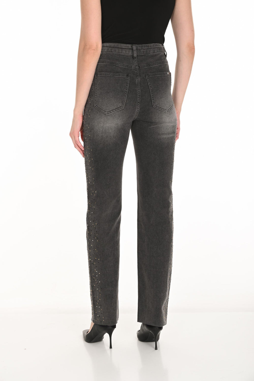 253831 - Side Sparkle Straight Leg Jean-01-Jackets/Blazers-Frank Lyman-Krista Anne's Boutique, Women's Fashion and Accessories Located in Oklahoma City, OK and Black Mountain, NC