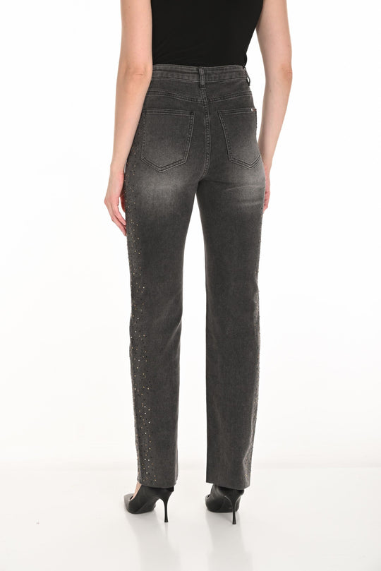 253831 - Side Sparkle Straight Leg Jean-01-Jackets/Blazers-Frank Lyman-Krista Anne's Boutique, Women's Fashion and Accessories Located in Oklahoma City, OK and Black Mountain, NC