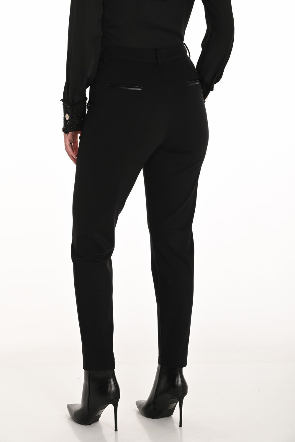 253731 - High Waist Slim Ankle Pant-04-Bottoms-Frank Lyman-Krista Anne's Boutique, Women's Fashion and Accessories Located in Oklahoma City, OK and Black Mountain, NC
