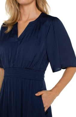 LM8B08PS3 - Woven Maxi Dress-06-Dresses/Jumpsuits-Liverpool-Krista Anne's Boutique, Women's Fashion and Accessories Located in Oklahoma City, OK and Black Mountain, NC