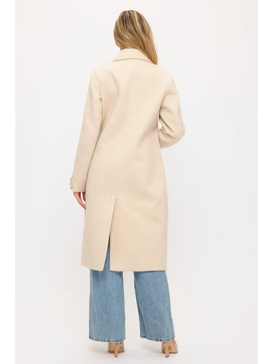 CLAWC0065 - Cashmere Cloud Longline Coat-07-Coats/Outerwear-LA Coalition-Krista Anne's Boutique, Women's Fashion and Accessories Located in Oklahoma City, OK and Black Mountain, NC