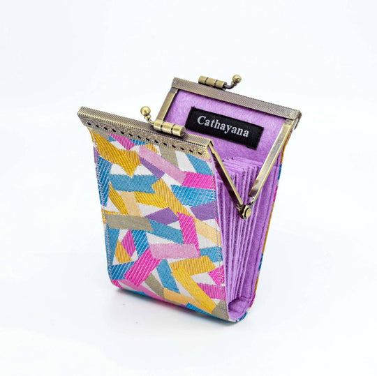 Confetti Pattern Brocade Card Holder with RFID Protection-12-Gifts-Cathayana-Krista Anne's Boutique, Women's Fashion and Accessories Located in Oklahoma City, OK and Black Mountain, NC