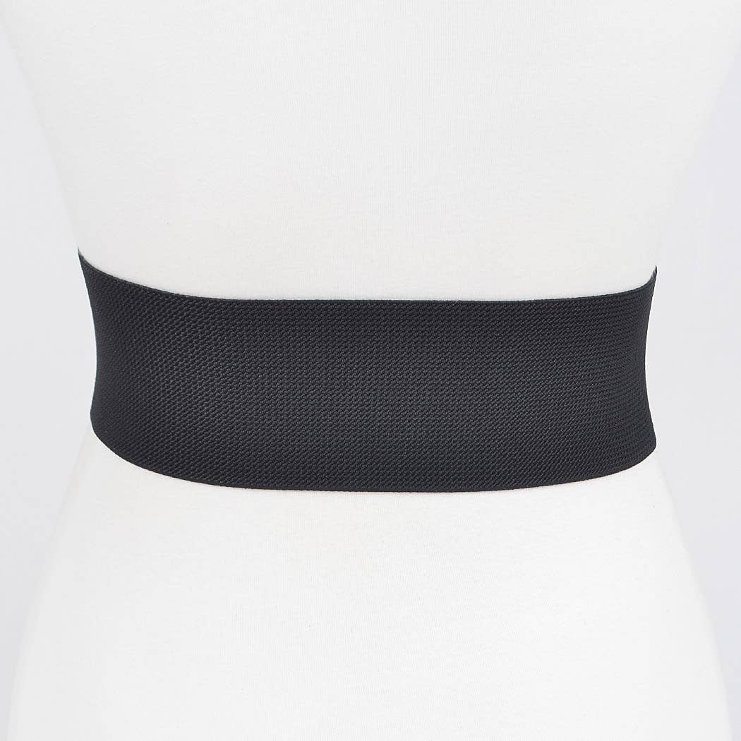 Double Diamond Buckle Stretch Belt-09-Accessories-3AM BY H&D ACCESSORIES-Krista Anne's Boutique, Women's Fashion and Accessories Located in Oklahoma City, OK and Black Mountain, NC