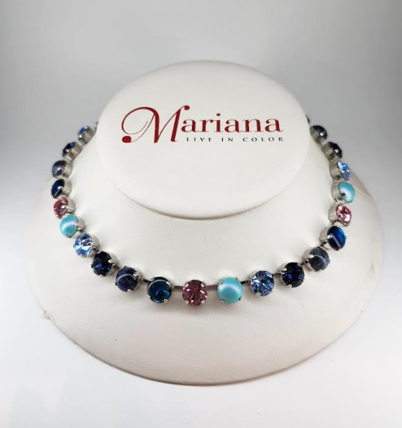 N-3445-M5007-RO - Large Everyday Necklace-10-Jewelry-Mariana-Krista Anne's Boutique, Women's Fashion and Accessories Located in Oklahoma City, OK and Black Mountain, NC