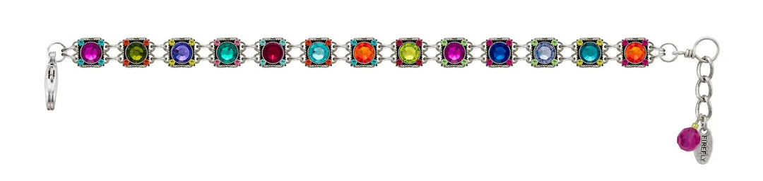 3148-MC - Rainbow Thin Bracelet-10-Jewelry-Firefly Mosaic Jewelry-Krista Anne's Boutique, Women's Fashion and Accessories Located in Oklahoma City, OK and Black Mountain, NC