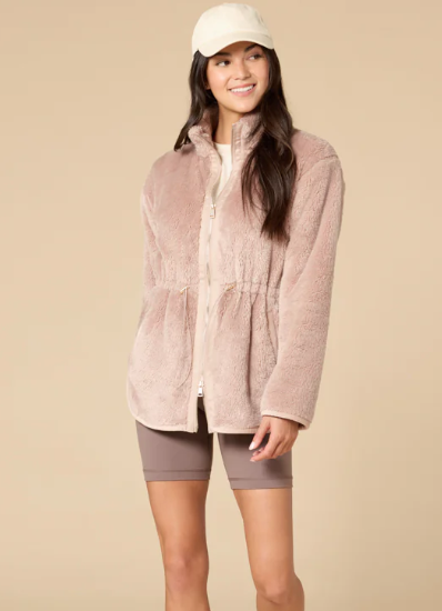 7800-20 - DreamPlush Double Zip Jacket-01-Jackets/Blazers-Softies-Krista Anne's Boutique, Women's Fashion and Accessories Located in Oklahoma City, OK and Black Mountain, NC