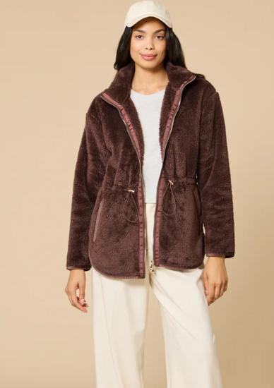 7800-20 - DreamPlush Double Zip Jacket-01-Jackets/Blazers-Softies-Krista Anne's Boutique, Women's Fashion and Accessories Located in Oklahoma City, OK and Black Mountain, NC