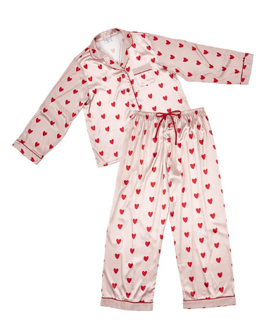 P7100 - Pink Hearts 2-Piece Sleep Set-12-Gifts-Bella Apparel-Krista Anne's Boutique, Women's Fashion and Accessories Located in Oklahoma City, OK and Black Mountain, NC