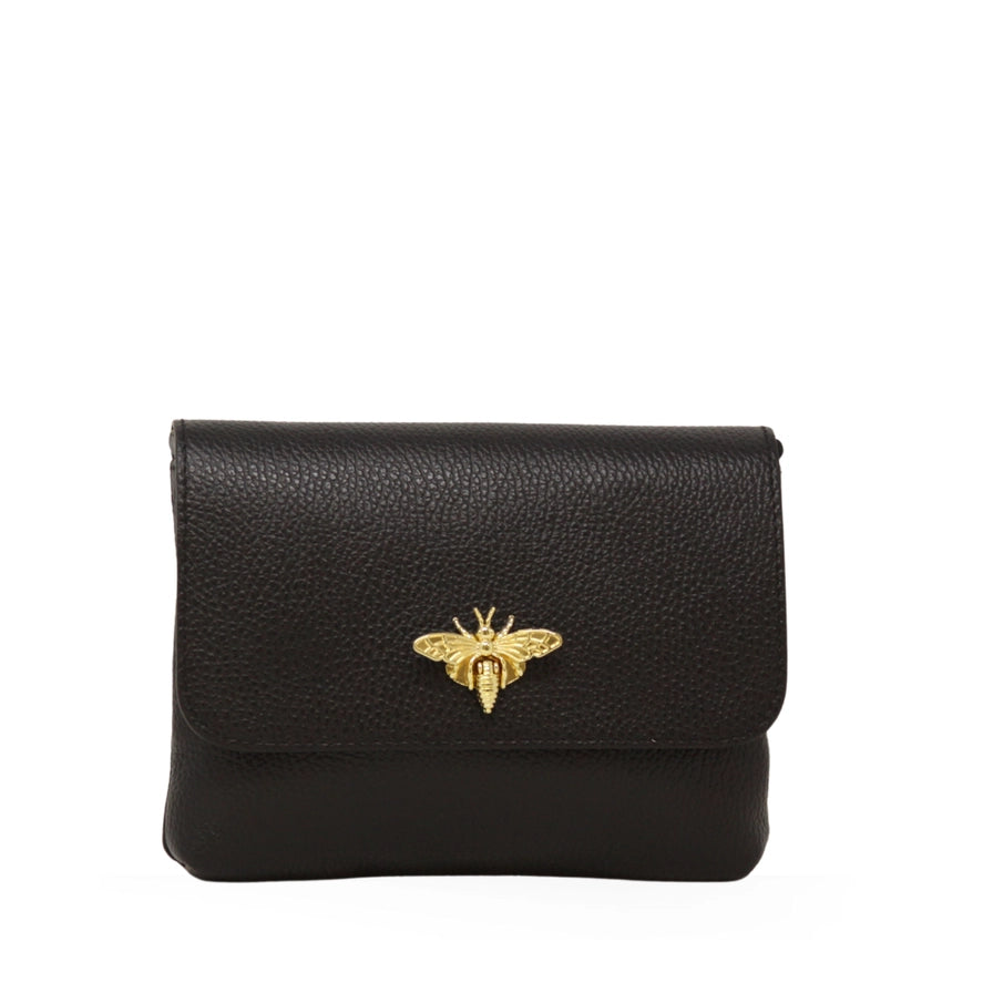 GF1150 - Bee Emblem Crossbody-09-Accessories-German Fuentes-Krista Anne's Boutique, Women's Fashion and Accessories Located in Oklahoma City, OK and Black Mountain, NC