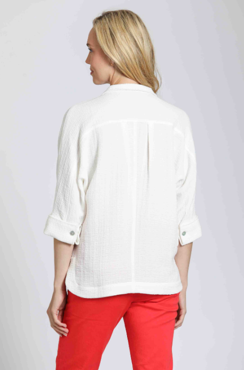 K29 - Crinkled Pullover w/ High-Low Hem-02-Tops/Blouses-Apny Apparel Inc-Krista Anne's Boutique, Women's Fashion and Accessories Located in Oklahoma City, OK and Black Mountain, NC