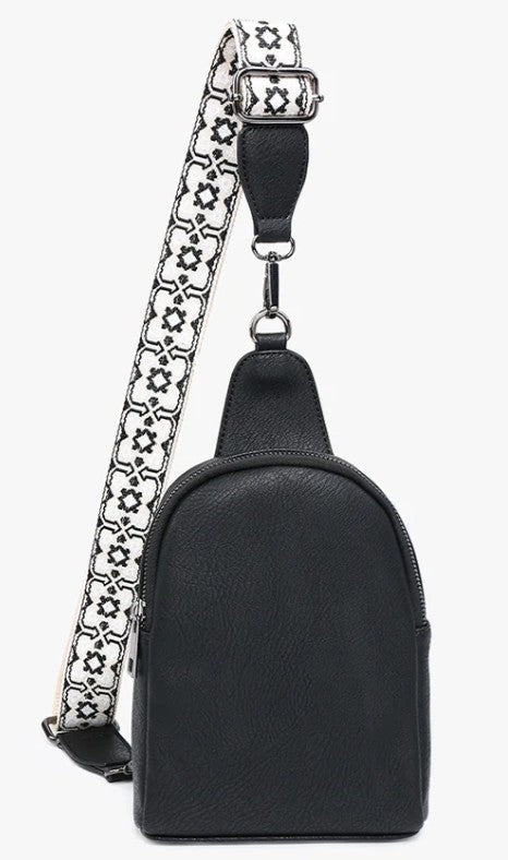 M2436 - Ellen Vegan Guitar Strap Sling Bag-12-Gifts-Jen & Co-Krista Anne's Boutique, Women's Fashion and Accessories Located in Oklahoma City, OK and Black Mountain, NC