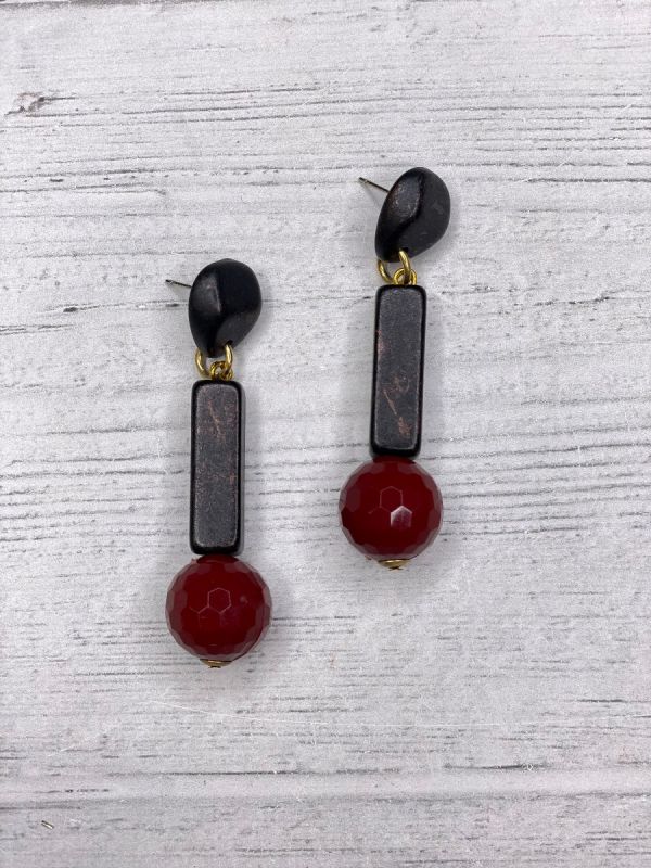EMB550 - Geometric Bead Drop Earrings-10-Jewelry-Alisha D-Krista Anne's Boutique, Women's Fashion and Accessories Located in Oklahoma City, OK and Black Mountain, NC