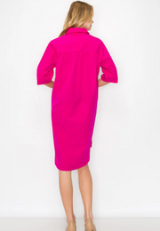 52349W - Wendi Tunic Dress, Fuchsia