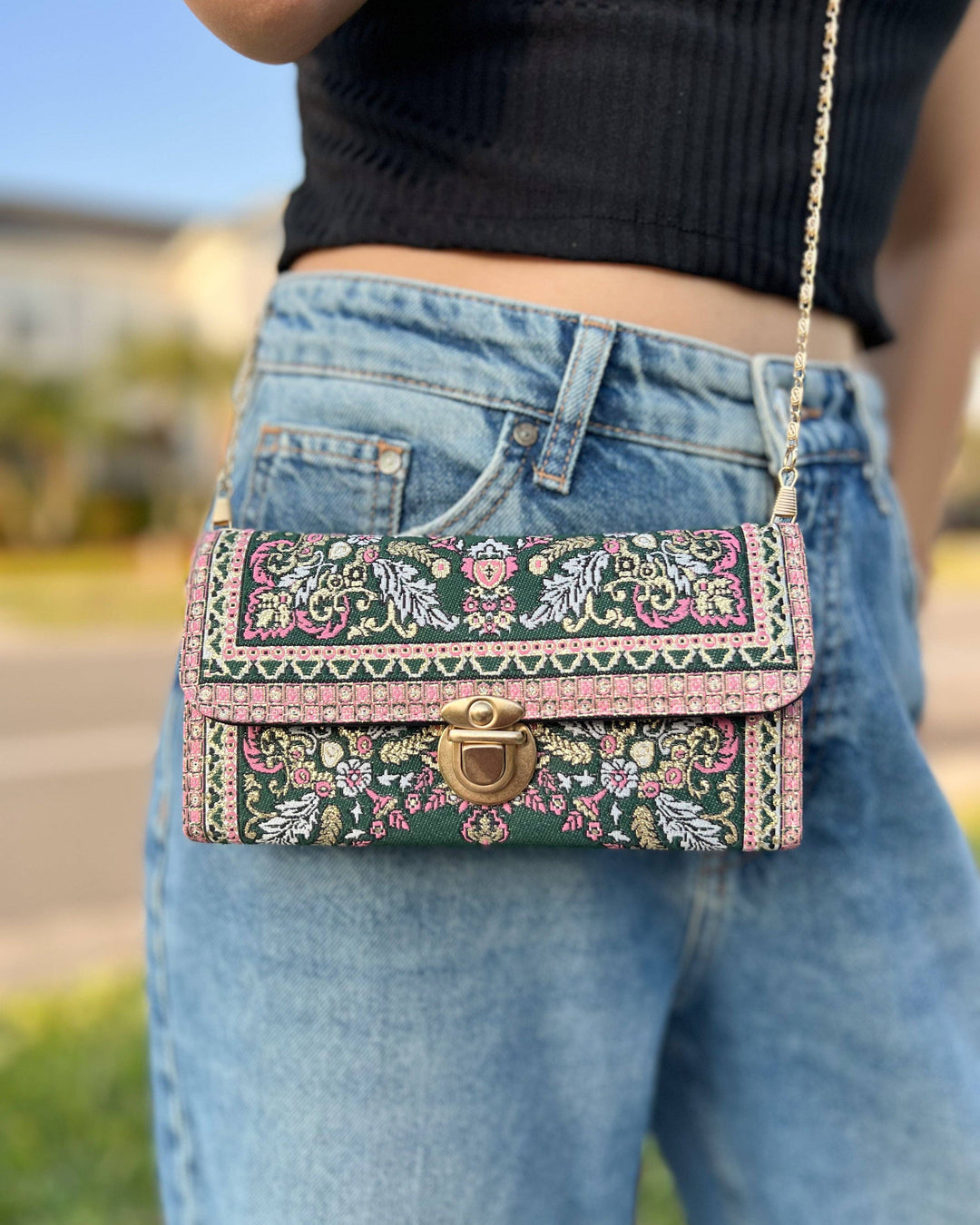 RUGCBAG-025 - Boho Cute Crossbody Bag-12-Gifts-Umays Boho-Krista Anne's Boutique, Women's Fashion and Accessories Located in Oklahoma City, OK and Black Mountain, NC