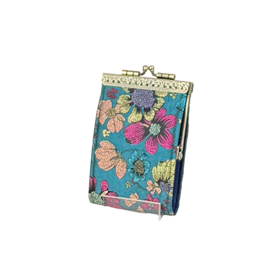 Bamboo Leaves Brocade Card Holder with RFID Protection-12-Gifts-Cathayana-Krista Anne's Boutique, Women's Fashion and Accessories Located in Oklahoma City, OK and Black Mountain, NC