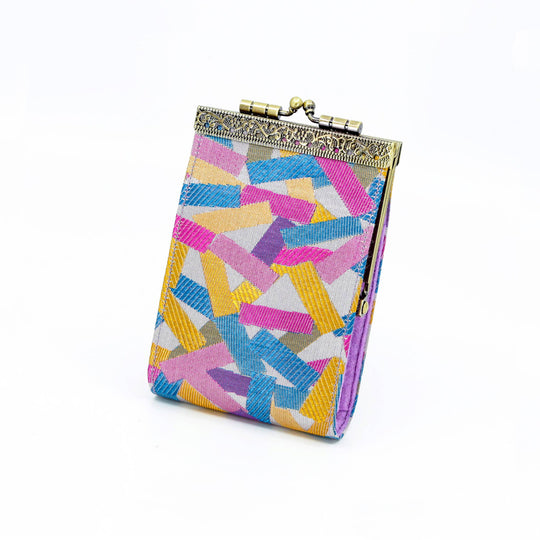 Confetti Pattern Brocade Card Holder with RFID Protection-12-Gifts-Cathayana-Krista Anne's Boutique, Women's Fashion and Accessories Located in Oklahoma City, OK and Black Mountain, NC