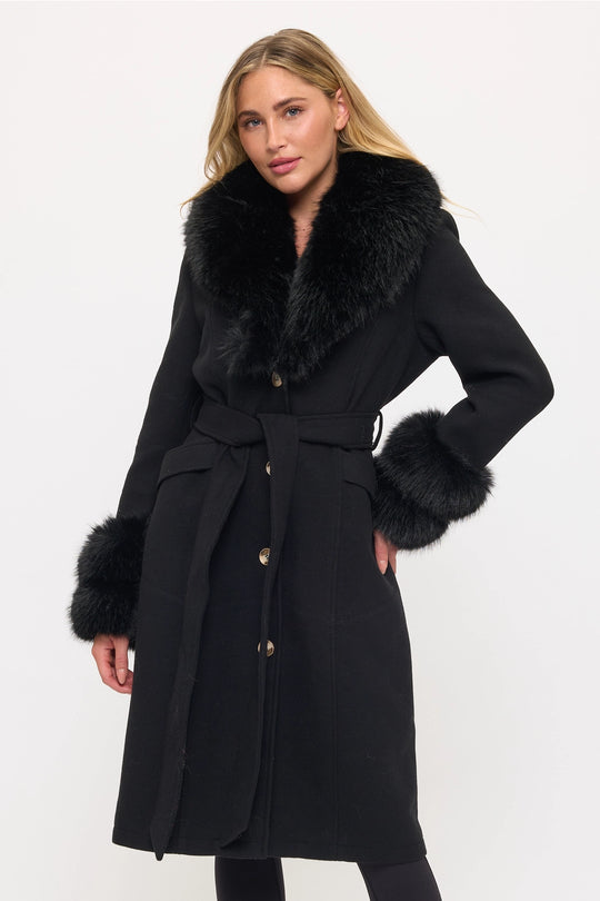 CLAWC0008 - Imperial Luxe Maxi Coat-07-Coats/Outerwear-LA Coalition-Krista Anne's Boutique, Women's Fashion and Accessories Located in Oklahoma City, OK and Black Mountain, NC