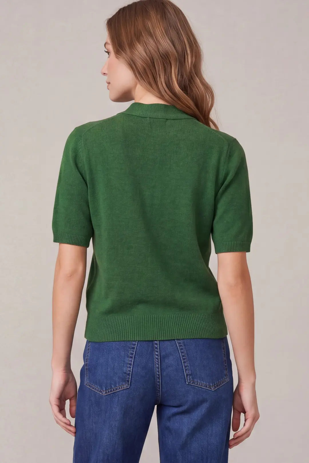 ST2101 - Tie Neck Sweater Top-05-Sweaters-She + Sky-Krista Anne's Boutique, Women's Fashion and Accessories Located in Oklahoma City, OK and Black Mountain, NC